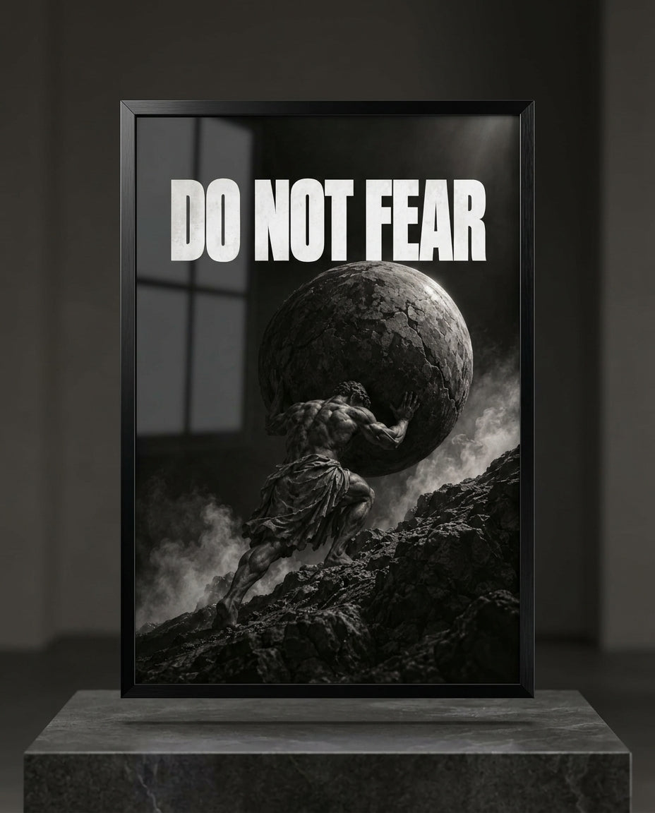 Do Not Fear Atlas Pushing the Boulder — mockup 1